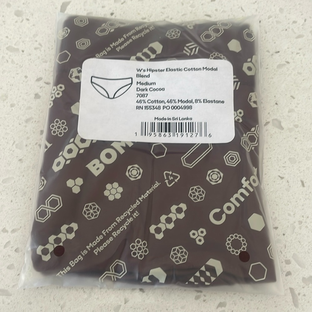 NWT Bombas Hipster panties. M